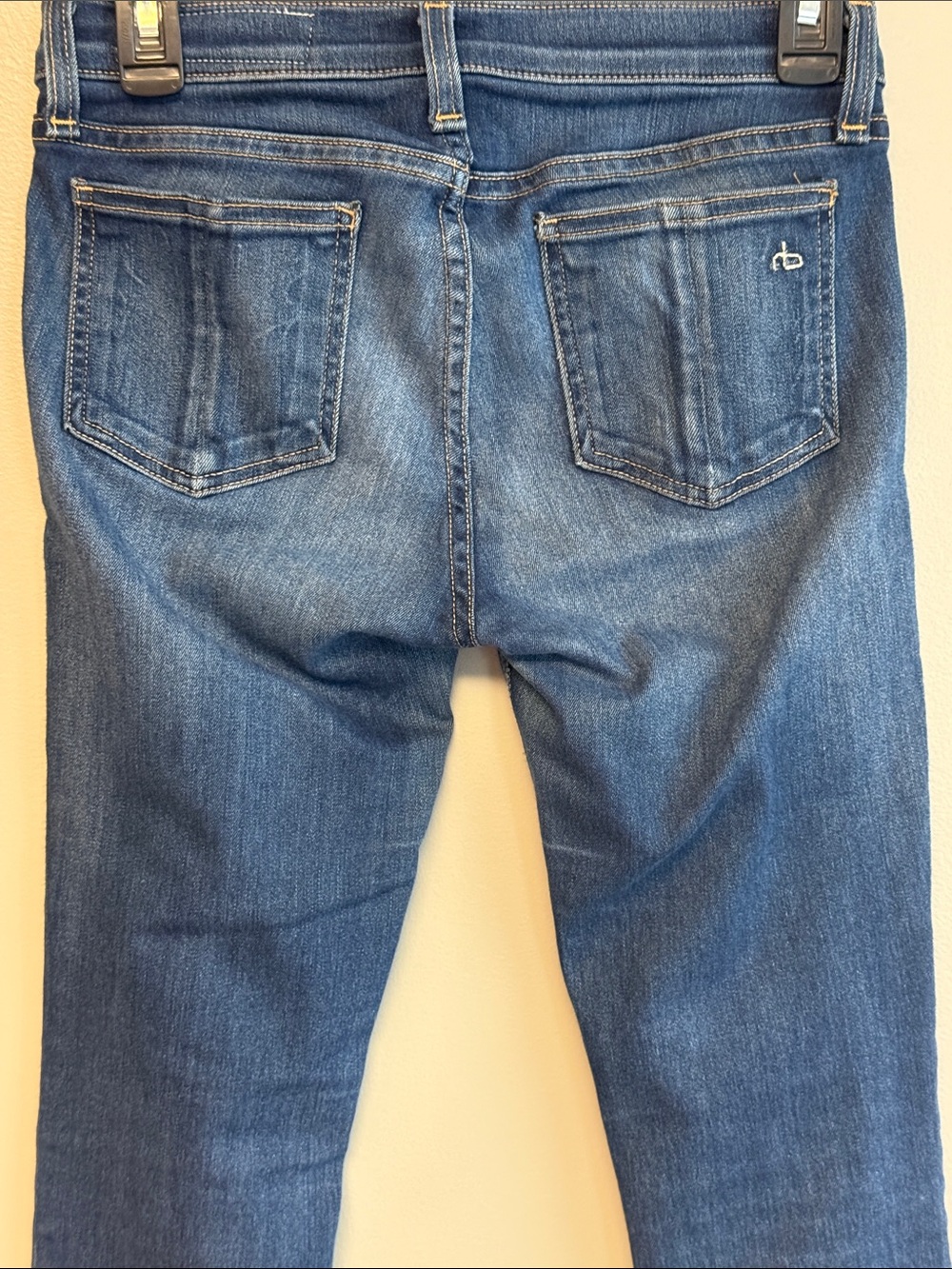 rag & bone /JEAN Women's Skinny Jeans Size 27 Dark Wash - Picture 5 of 6